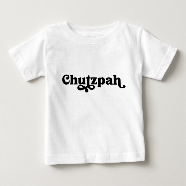 Chutzpah Yiddish Humor T Shirt (Framsida)