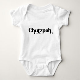 Chutzpah Yiddisk Humor T Shirt