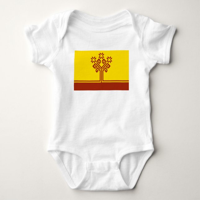 Chuvashia Flagga T Shirt (Framsida)