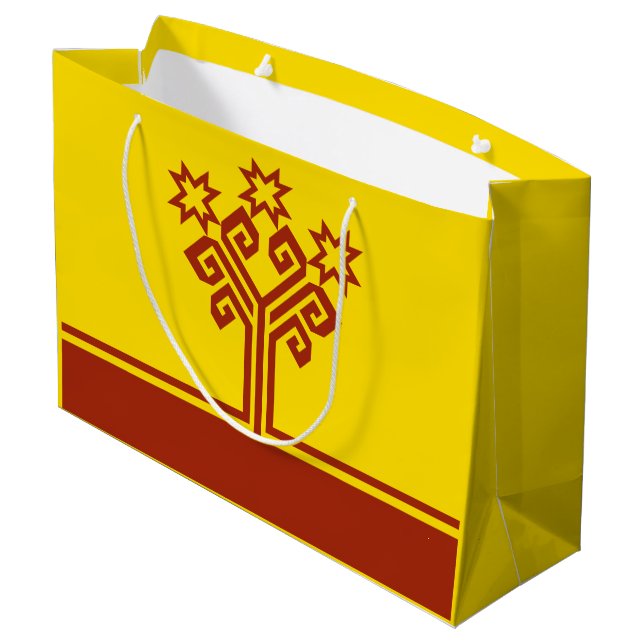 Chuvashias flagga (Baksidan Vinklad)
