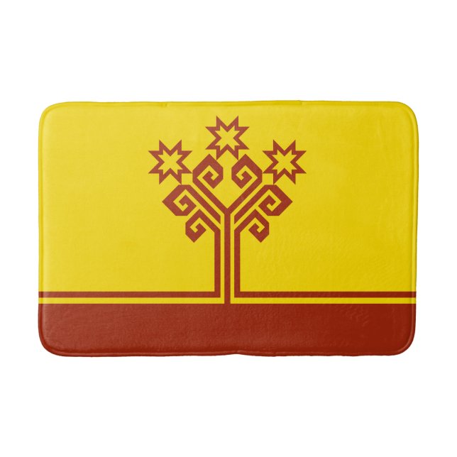 Chuvashias flagga badrumsmatta (Framsidan)