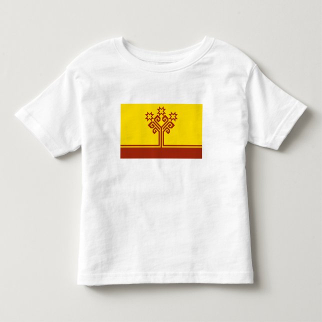 Chuvashias flagga t shirt (Framsida)