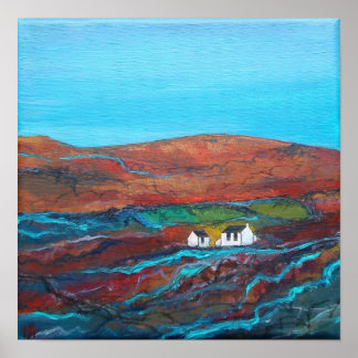 Chysauster i Penwith, Cornwall Poster