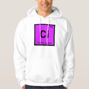 Ci - Coney Island New York Chemistry Symbol Munkjacka