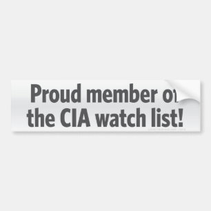 CIA-klockan listar bildekalet Bildekal
