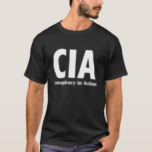 CIA-komplott i handlingmörkT-tröja Tröja