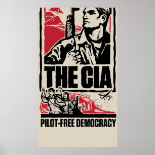 CIA Pilotfri demokrati Poster