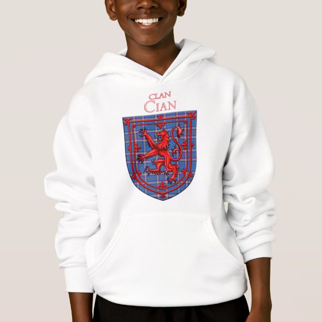 Cian of Ely Tartan Scottish Play T Shirt (Framsida)