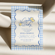 Ciao Baby Amalfi Citron Blå & Gul Bebis Shower