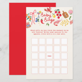 Ciao Baby Baby Shower Bingo Spel italiensk Folk Ar