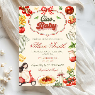 Ciao Baby Baby Shower-inbjudan Inbjudningar