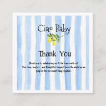 Ciao Baby Blå Ränder Citron Böcker för Bebis 