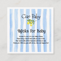 Ciao Baby Blå Ränder Citronböcker för Bebisar 