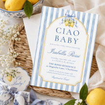 Ciao Baby Blue-ränder Italiensk Citron