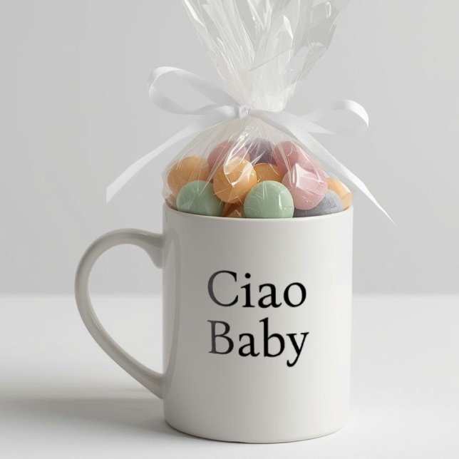 Ciao Baby Chic Baby Shower Keepsake Kaffemugg (Ciao Baby - Baby Shower Chic Favor and Keepsake Mug)
