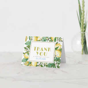 Ciao Baby Citrus Lemon Baby Shower Tack Kort