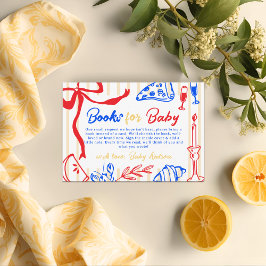 Ciao Baby Italienska Bambino HandDrawn Bokar för B Tilläggskort