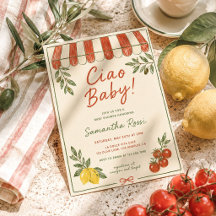 Ciao Baby Italienska Marknad Bebis Shower