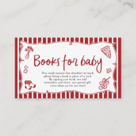 Ciao Baby Italienska Pizza Baby Shower Bokar för B Tilläggskort