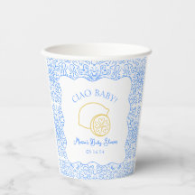 Ciao Baby! Lemon Blue Italy Baby Shower