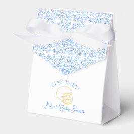 Ciao Baby! Lemon Blue Italy Baby Shower Presentaskar
