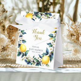 Ciao Baby Lemon Wreath Favor Boxes | Amalfi Citrus Presentaskar
