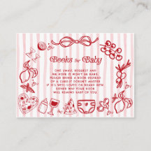 Ciao Baby Red Italiana Lemons Bokar för Baby