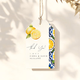 Ciao Baby Shower Lemon themed Shower Presentetikett