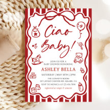 Ciao Baby Whimsical Italy Baby Shower