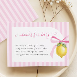 Ciao Bambina Pink Lemon Books for Baby Card Tilläggskort