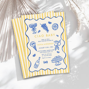 Ciao Bambino Baby Shower-inbjudan Inbjudningar