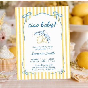 Ciao Bambino Baby Shower Inbjudningar