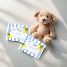 Ciao Bambino blue rand lemons diaper raffle Tilläggskort