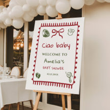Ciao bambino doodle baby graviditet Baby Shower
