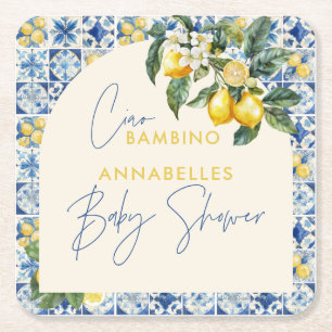 Ciao Bambino greek lemon babydusch Underlägg Papper Kvadrat