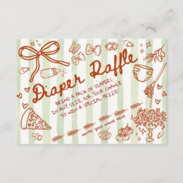 Ciao Bambino Olive Green - Diaper Raffle Tilläggskort