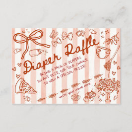 Ciao Bambino Red - Diaper Raffle Tilläggskort