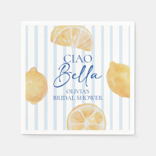 Ciao Bella Citron Bröllopsfest Pappersservett