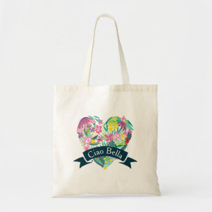 Ciao Bella Cute Blommigt Heart Tygkasse