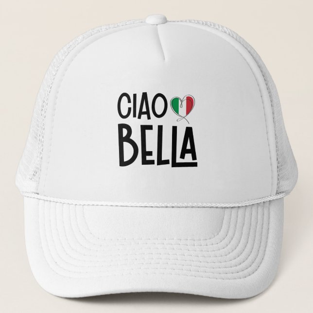 Ciao Bella- Cute Italien Heart Keps (Framsida)