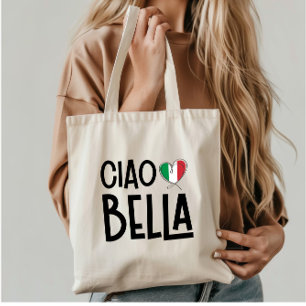Ciao Bella- Cute Italien Heart Tygkasse
