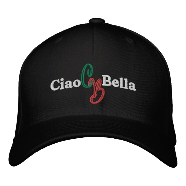 Ciao Bella Embroized Hat Broderad Keps (Framsida)