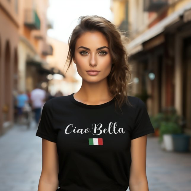 Ciao Bella Hälsning: italiensk-inspirerad T Shirt (Skapare uppladdad)
