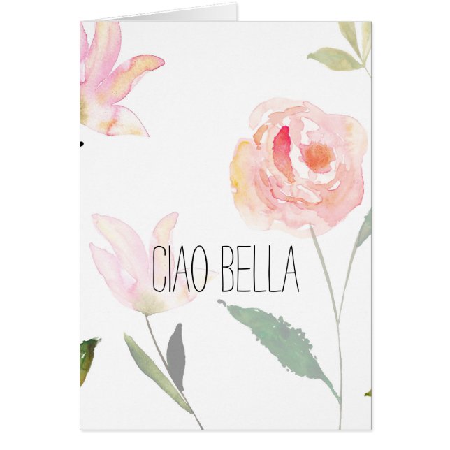 Ciao Bella Hälsningskort (Framsidan)