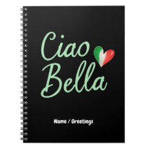 Ciao Bella Italienska Flagga Roligt & Magic Design