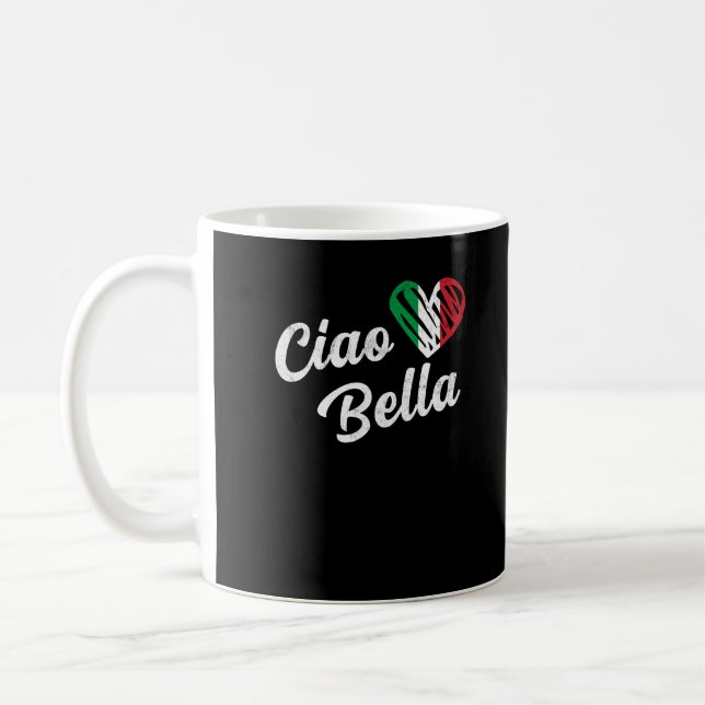 Ciao Bella Italienska Hejen Facklig Italien Kaffemugg (Vänster)