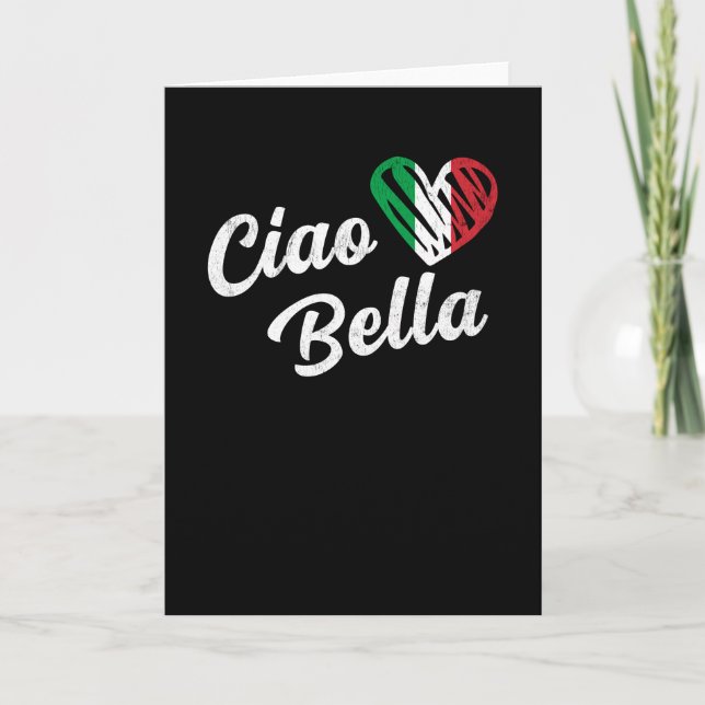 Ciao Bella Italienska Hejen Facklig Italien Kort (Framsida)