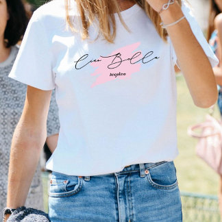 Ciao Bella Italy Brush Stroke Namn T Shirt