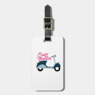 Ciao Bella Luggage Tag Scooter Bagagebricka