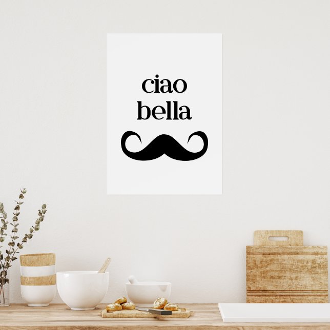 Ciao bella poster (Kök)